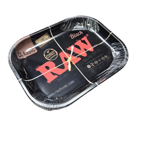 RAW Metal Cache Box / Munchies Box Natural & Black