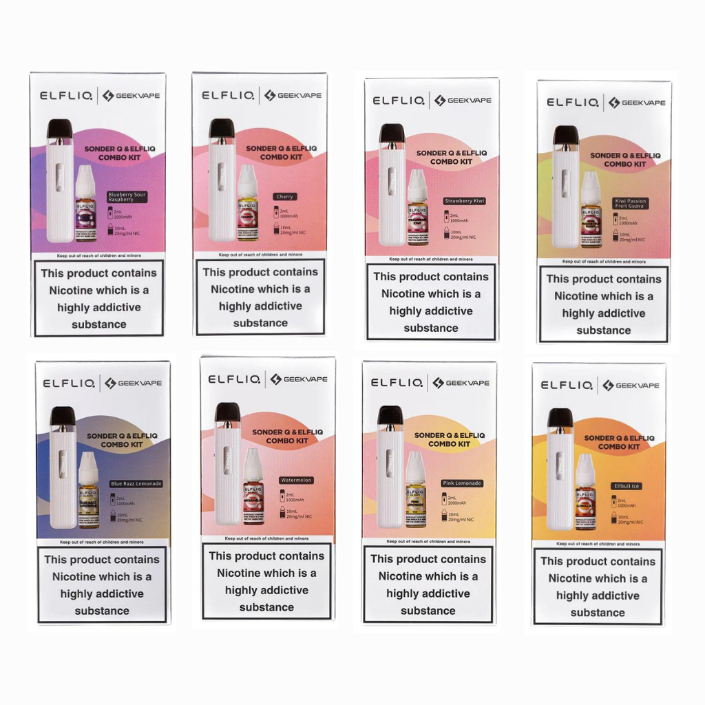 GeekVape Sonder Q Pod Kit with ELFLIQ E-Liquid Exclusive Bundle UNITY PACK GeekVape Sonder Q Pod Kit with ELFLIQ E-Liquid Exclusive Bundle UNITY PACK
