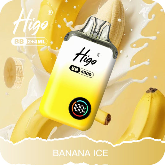 Higo BB 4000 Puffs Pod Kit - Banana Ice
