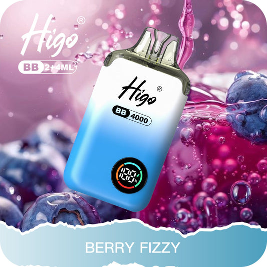 Higo BB 4000 Puffs Pod Kit - Berry Fizzy
