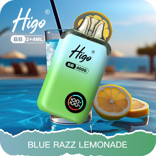 Higo BB 4000 Puffs Pod Kit - Blue Razz Lemonade