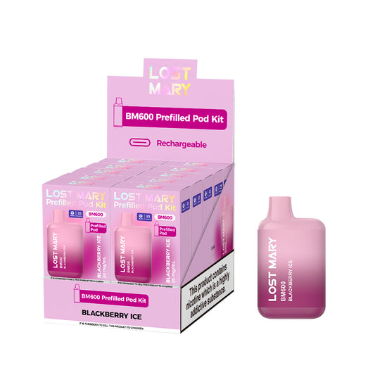 Lostmary BM600 vape kit - Blackberry Ice