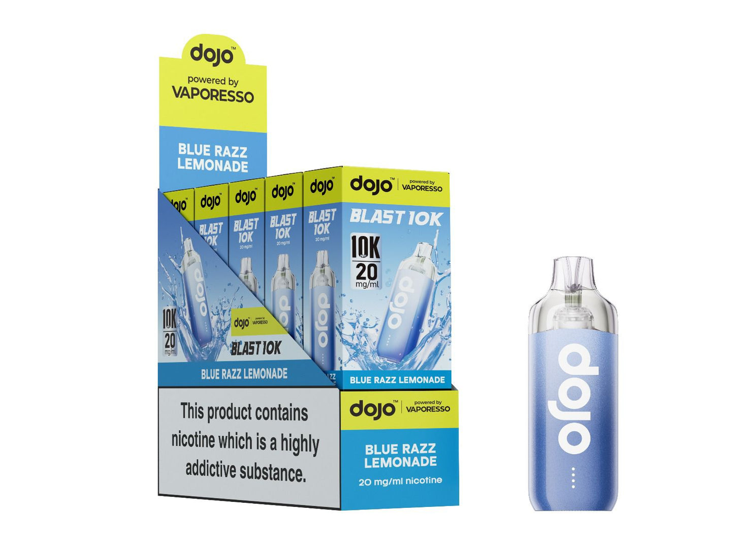 Dojo Blast 10k Prefilled Pod Kit - Blue Razz Lemonade