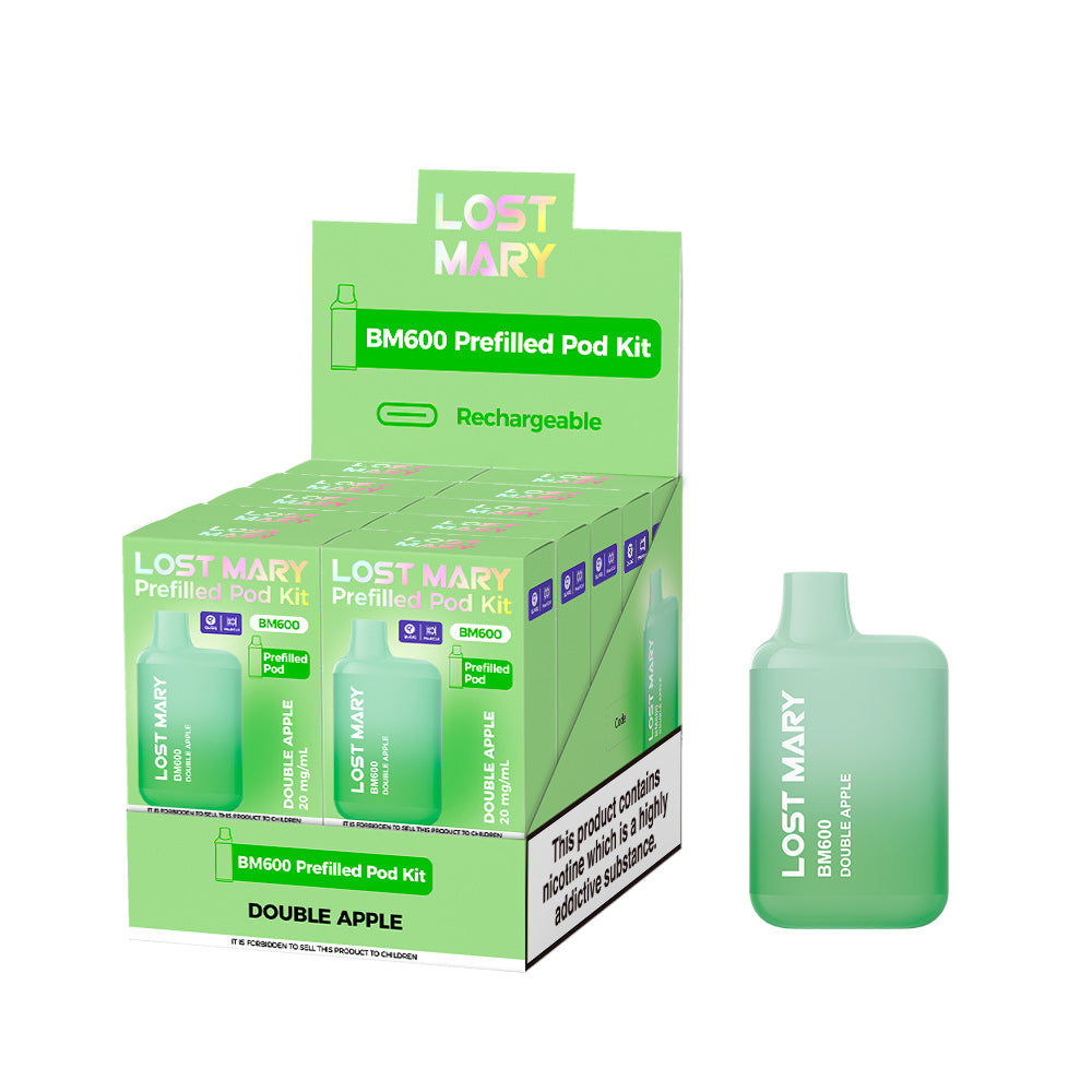 Lostmary BM600 vape kit - Double Apple