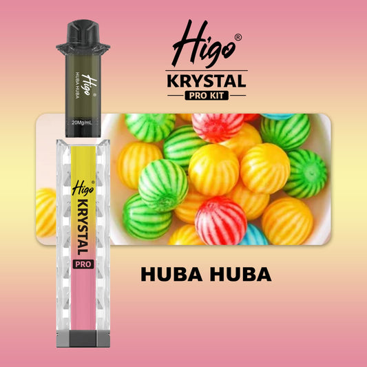 Higo Krystal pro kit 600 puffs - Huba Huba