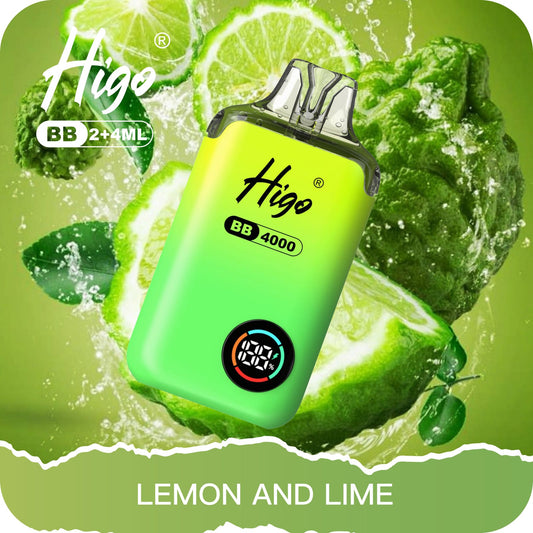 Higo BB 4000 Puffs Pod Kit - Lemon and Lime