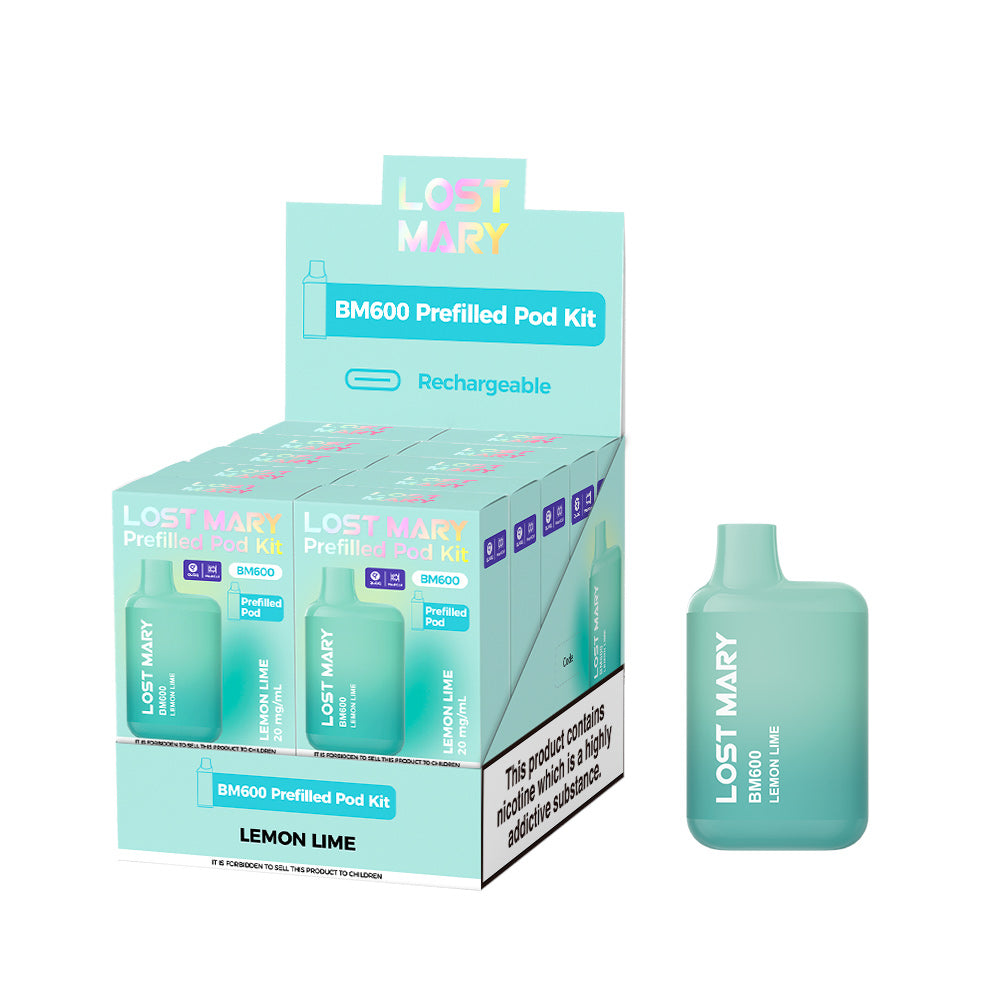 Lostmary BM600 vape kit - Lemon Lime