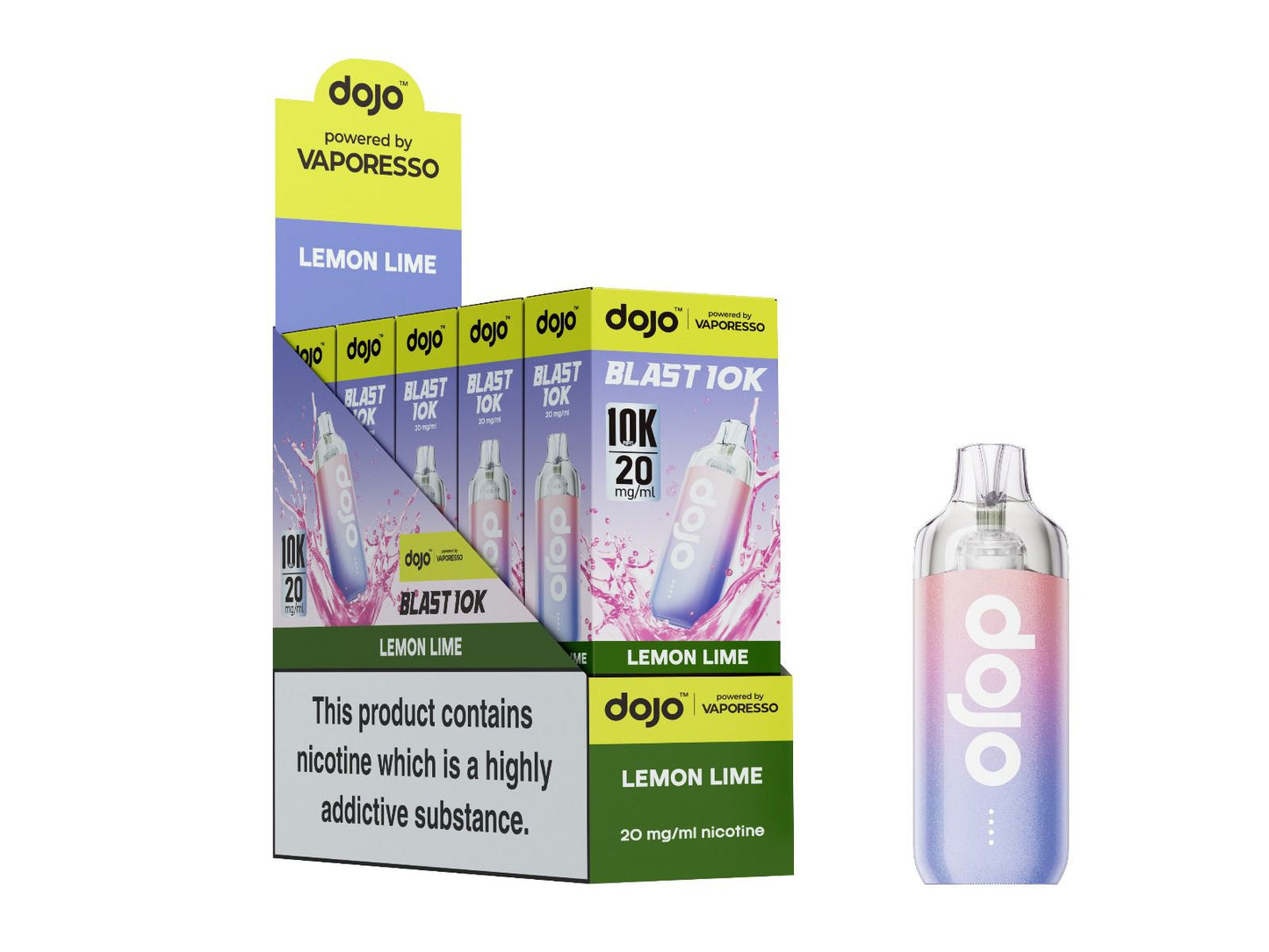 Dojo Blast 10k Prefilled Pod Kit - Lemon & Lime