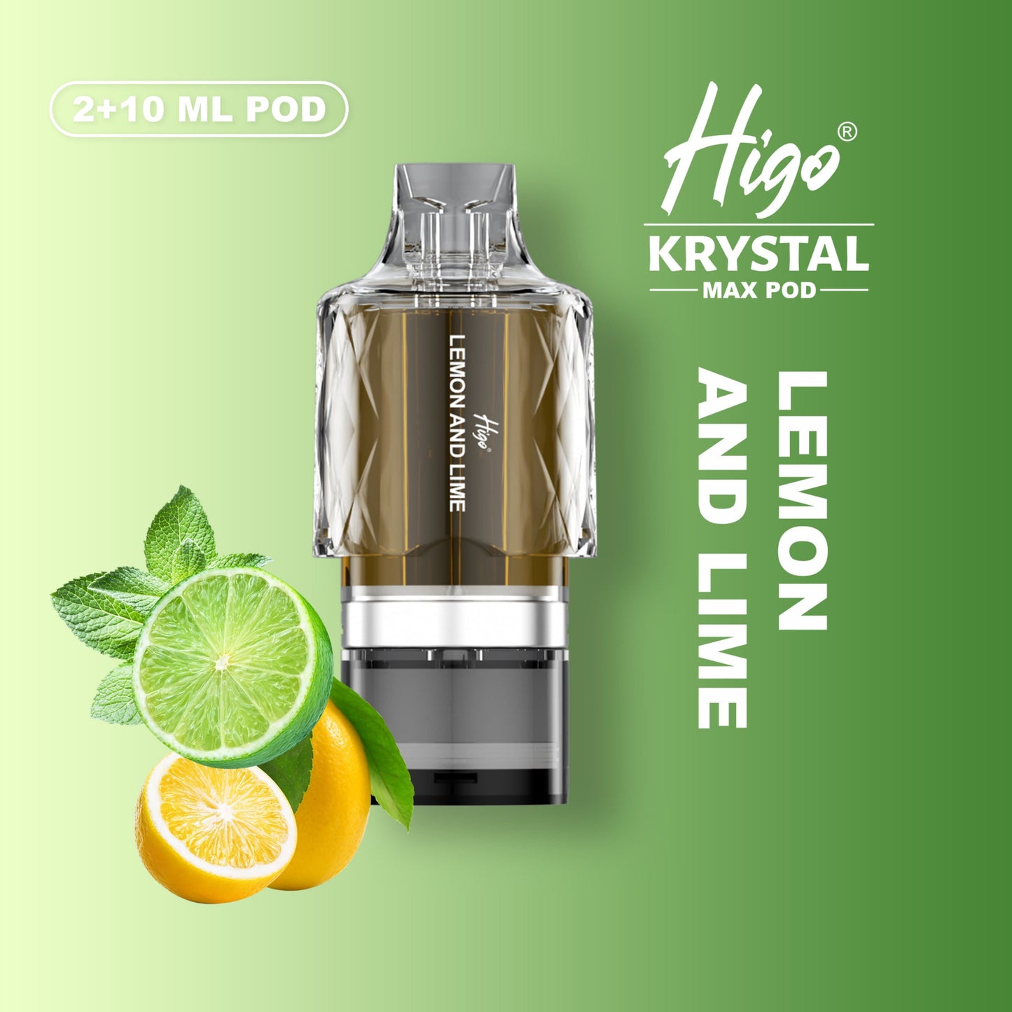 Higo Krystal Max 7500 Prefilled Pod Kit - Lemon and Lime