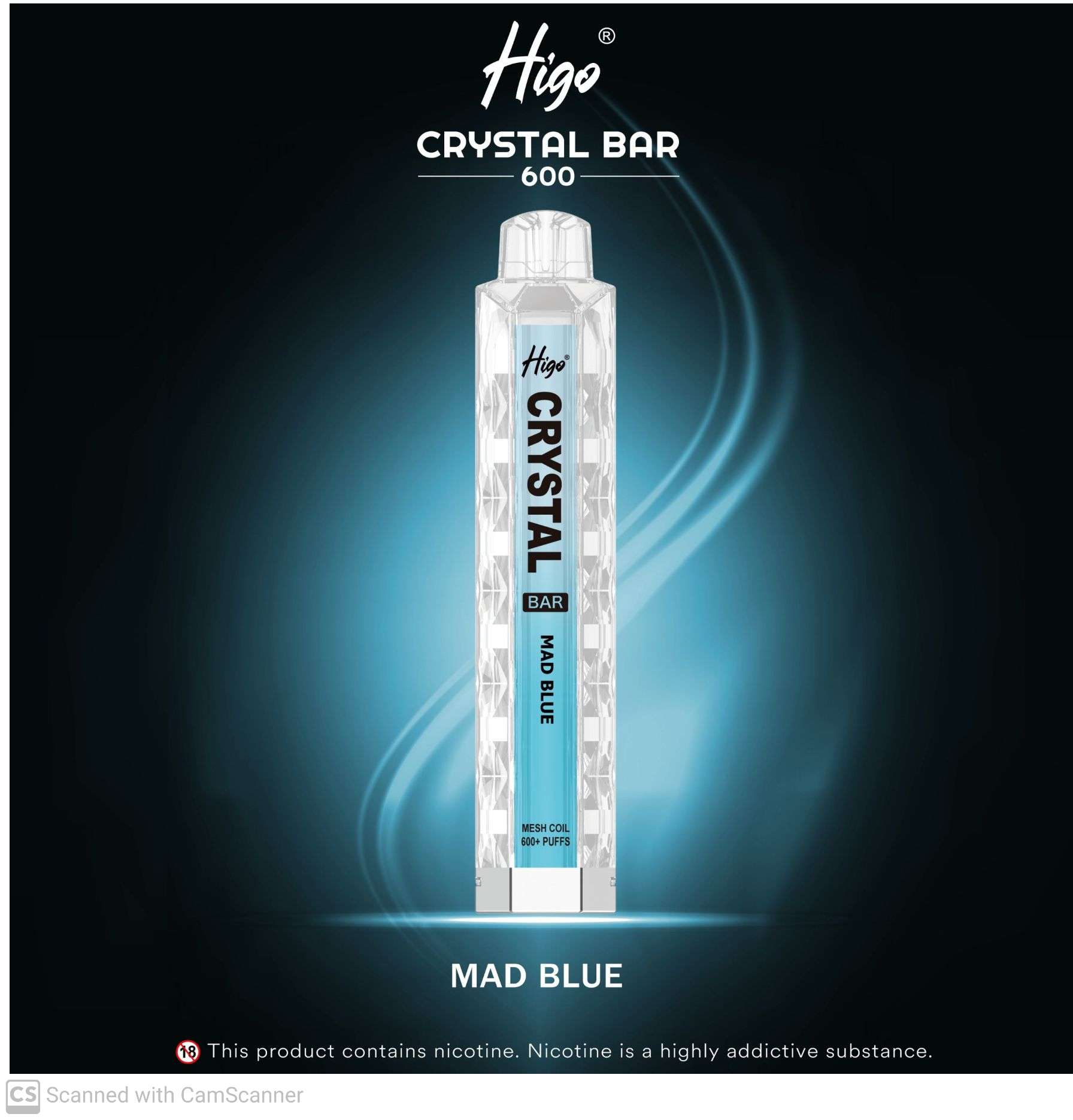 HIGO CRYSTAL 600 - MAD BLUE UNITY PACK HIGO CRYSTAL 600 - MAD BLUE UNITY PACK