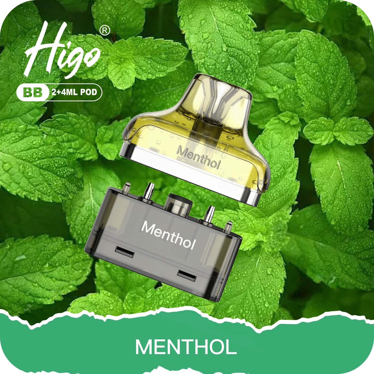 Higo BB 4000 Puffs Pod Kit - Menthol