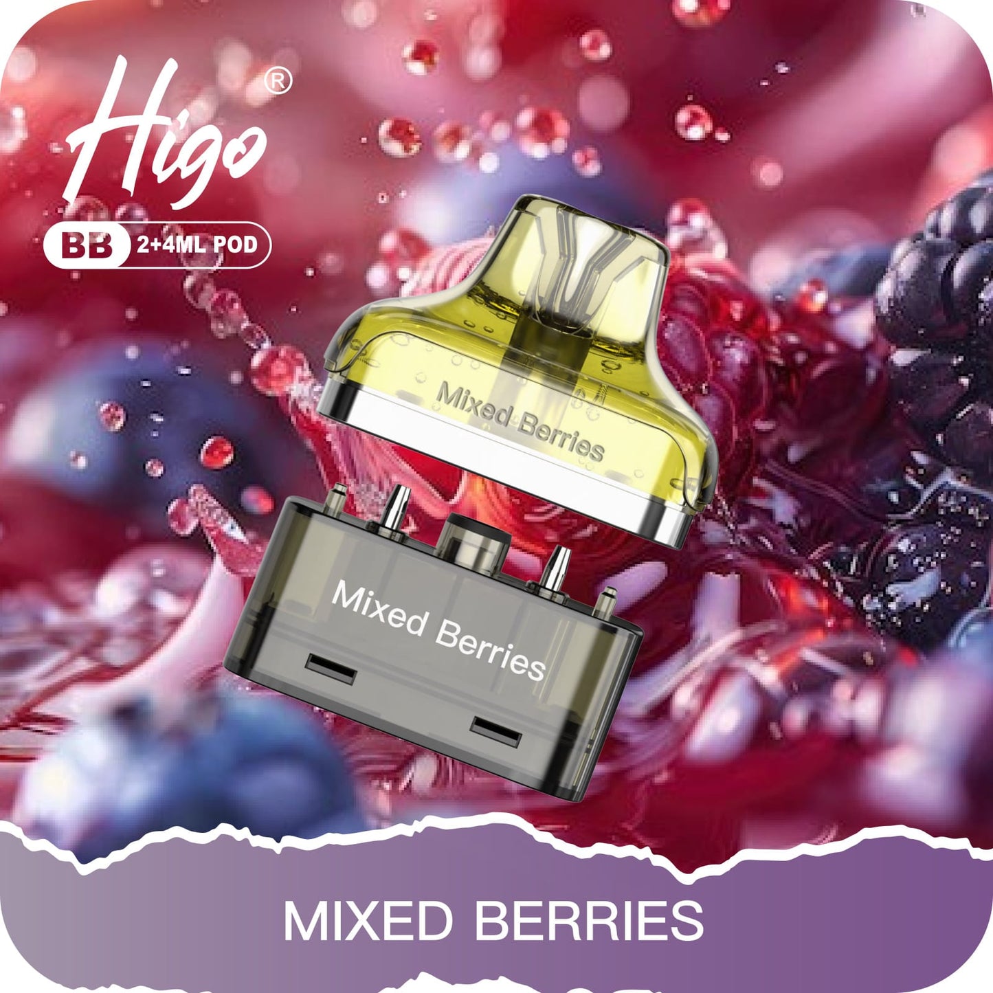 Higo BB 4000 Puffs Pod Kit - Mixed Berries