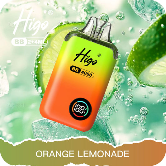 Higo BB 4000 Puffs Pod Kit - Orange Lemonade