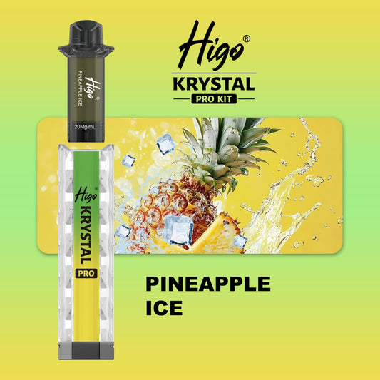 Higo Krystal pro kit 600 puffs - Pineapple Ice