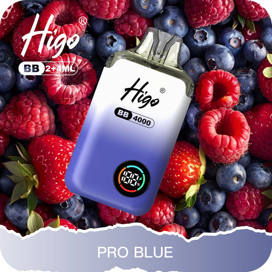 Higo BB 4000 Puffs Pod Kit - Pro Blue