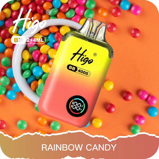 Higo BB 4000 Puffs Pod Kit - Rainbow Candy