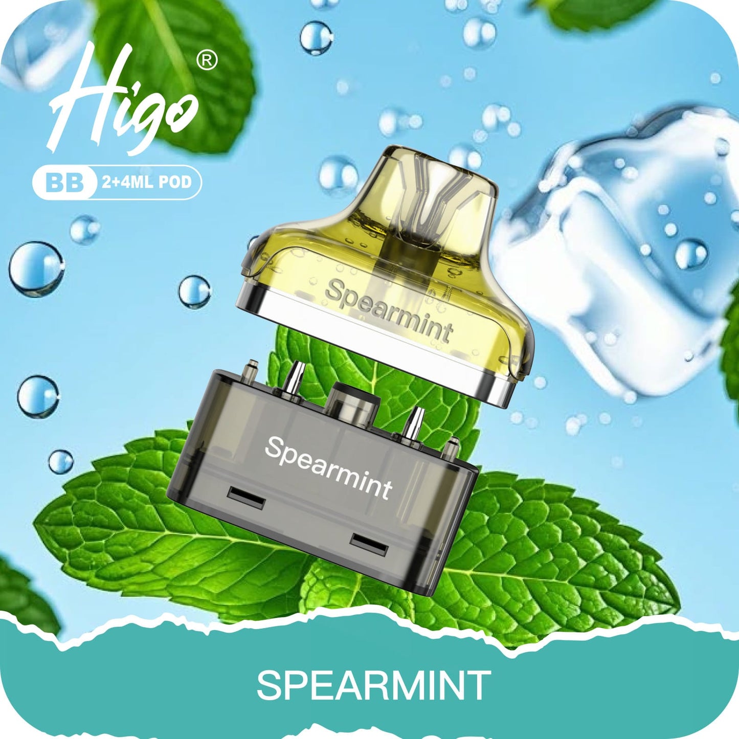 Higo BB 4000 Puffs Pod Kit - Spearmint