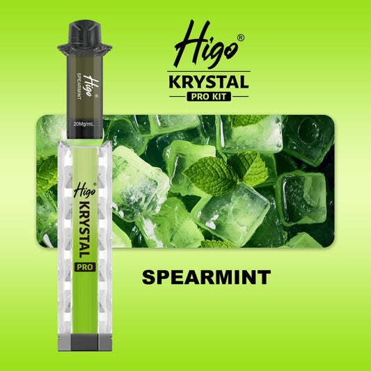 Higo Krystal pro kit 600 puffs - Spearmint