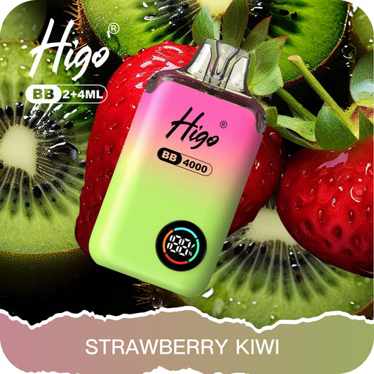 Higo BB 4000 Puffs Pod Kit - Strawberry Kiwi