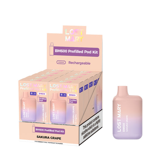 Lostmary BM600 vape kit - Skura Grape