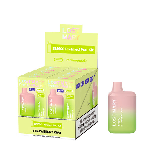 Lostmary BM600 vape kit - Strawberry Kiwi