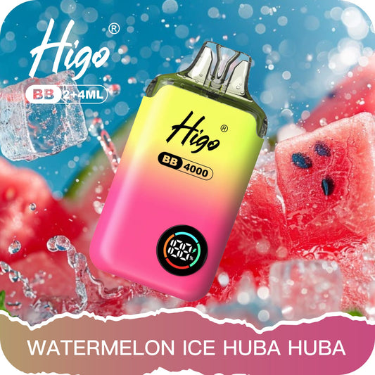 Higo BB 4000 Puffs Pod Kit - Watermelon ice Huba Huba