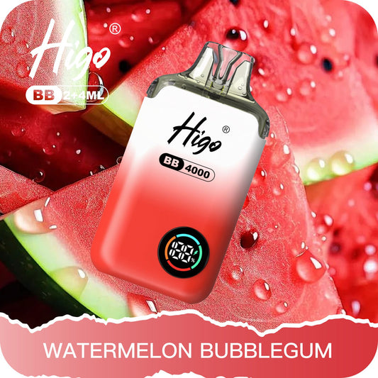 Higo BB 4000 Puffs Pod Kit - Watermelon Bubblegum
