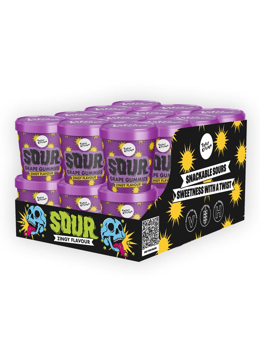 Treat Kitchen Grape Gummies Sour Tub