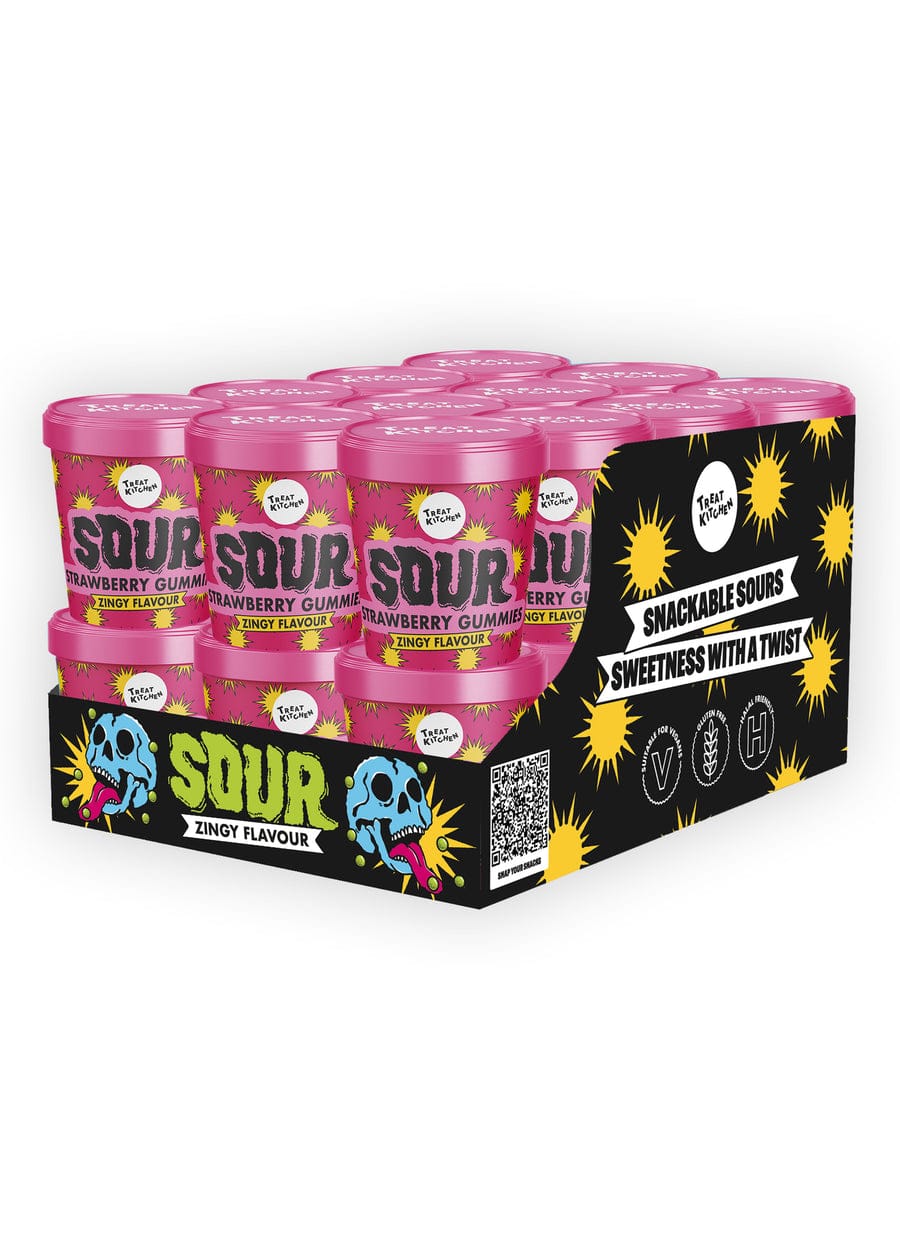 Treat Kitchen Strawberry Gummies Sour Tub