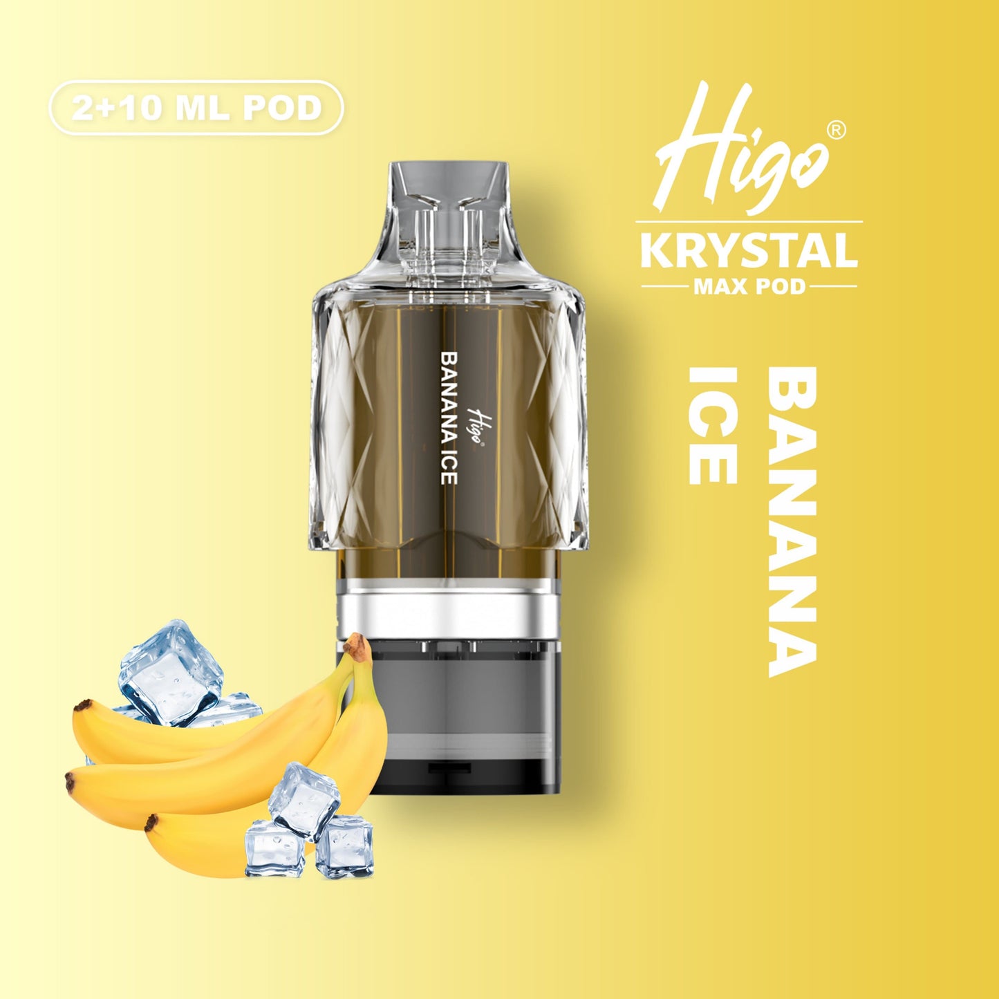 Higo Krystal Max 7500 Prefilled Pod Kit - Banana Ice