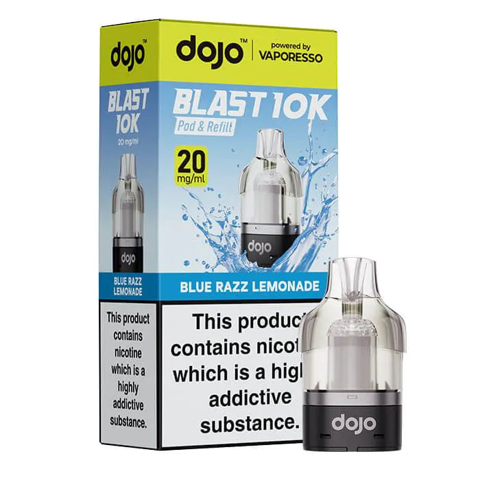 Dojo Blast 10k Prefilled Pod Kit - Blue Razz Lemonade