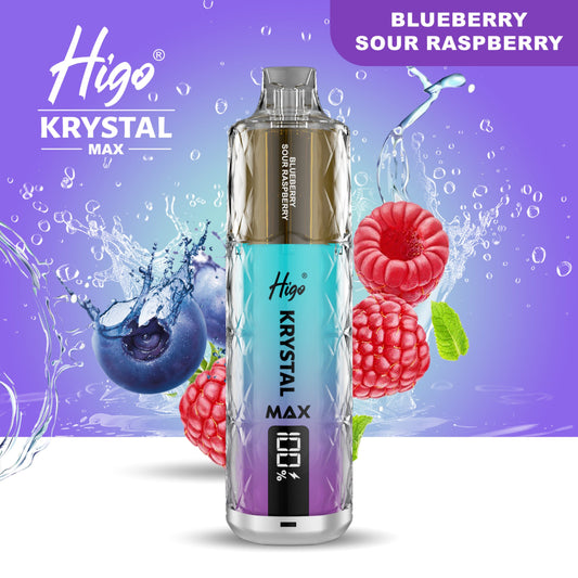 Higo Krystal Max 7500 Prefilled Pod Kit - Blueberry Sour Raspberry