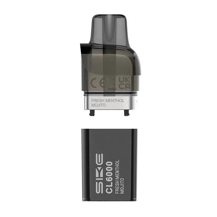 SKE Crystal CL6000 Prefilled Pod Kit - Fresh Menthol Mojito
