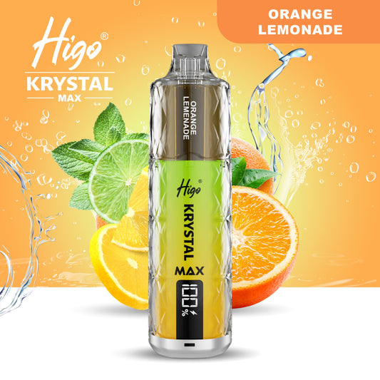 Higo Krystal Max 7500 Prefilled Pod Kit - Orange Lemonade