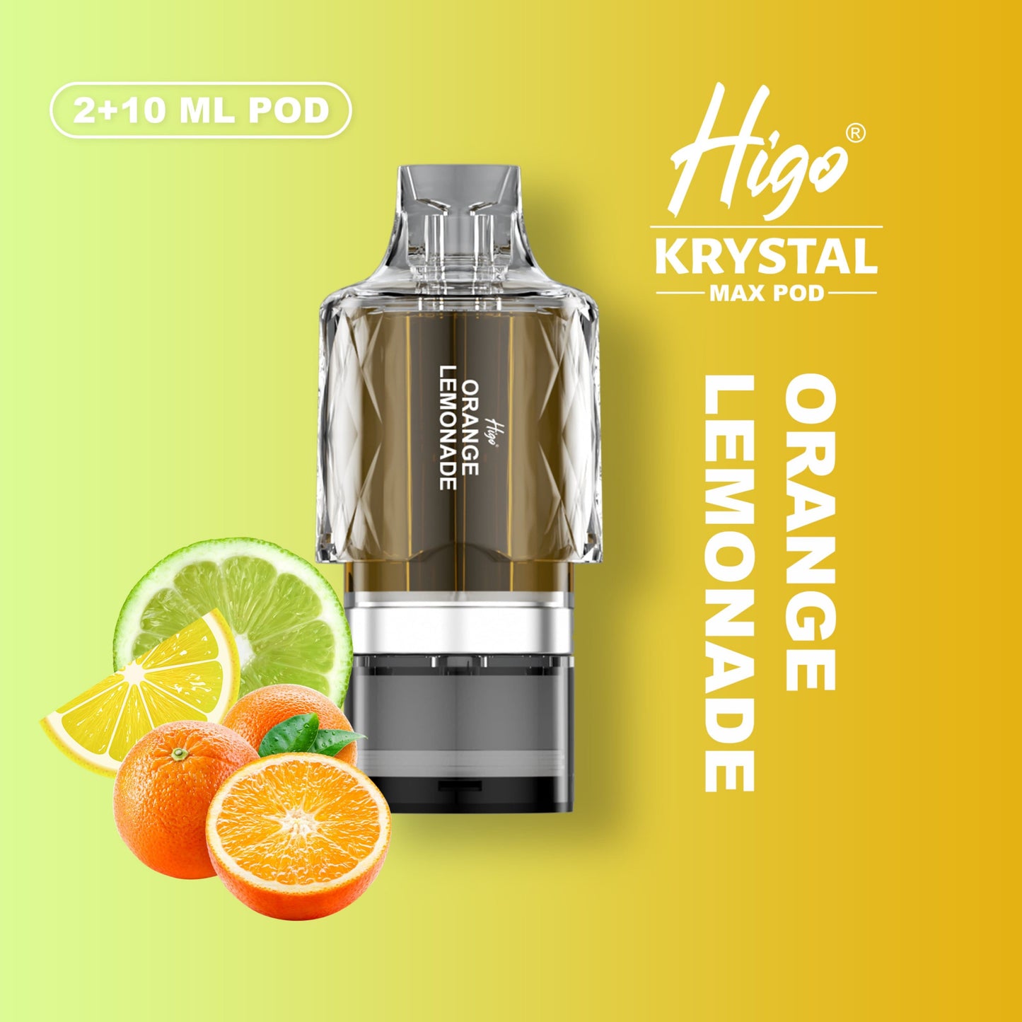 Higo Krystal Max 7500 Prefilled Pod Kit - Orange Lemonade
