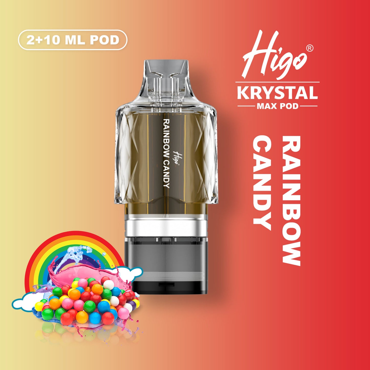 Higo Krystal Max 7500 Prefilled Pod Kit - Rainbow Candy