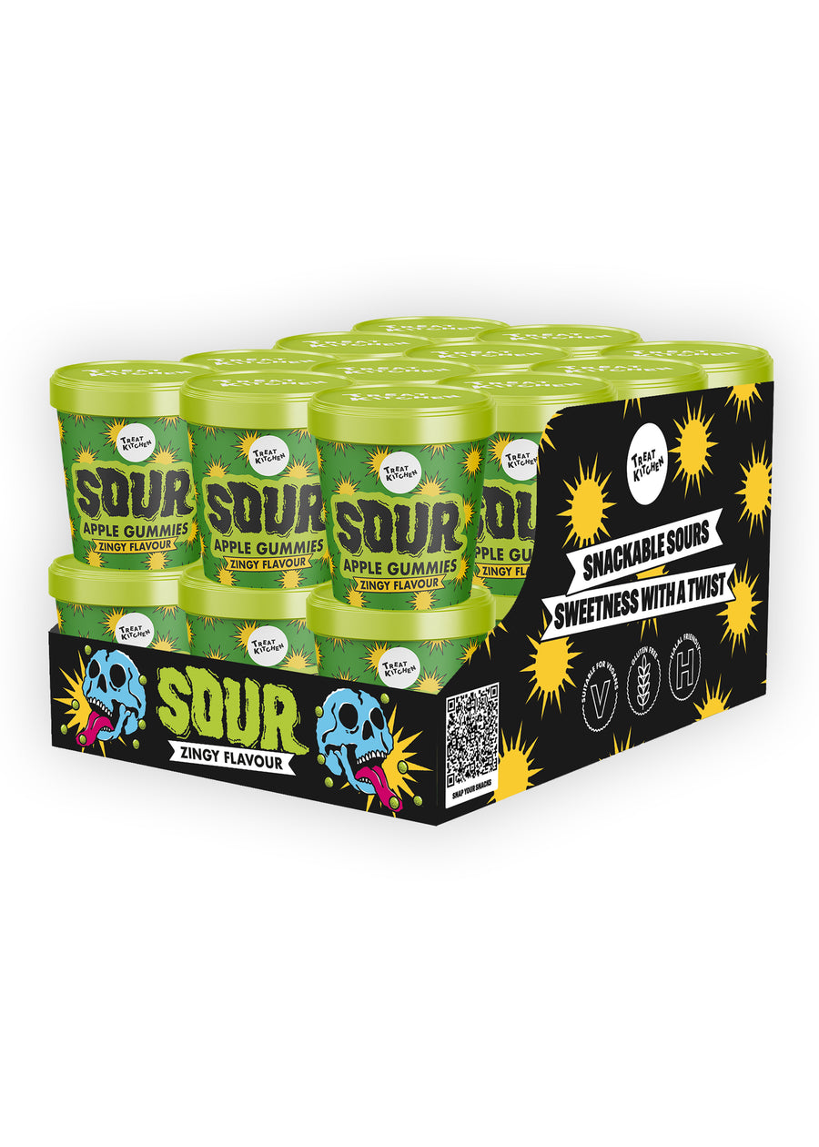 Treat Kitchen Green Apple Gummies Sour Tub