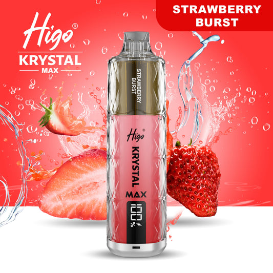 Higo Krystal Max 7500 Prefilled Pod Kit - Strawberry Burst