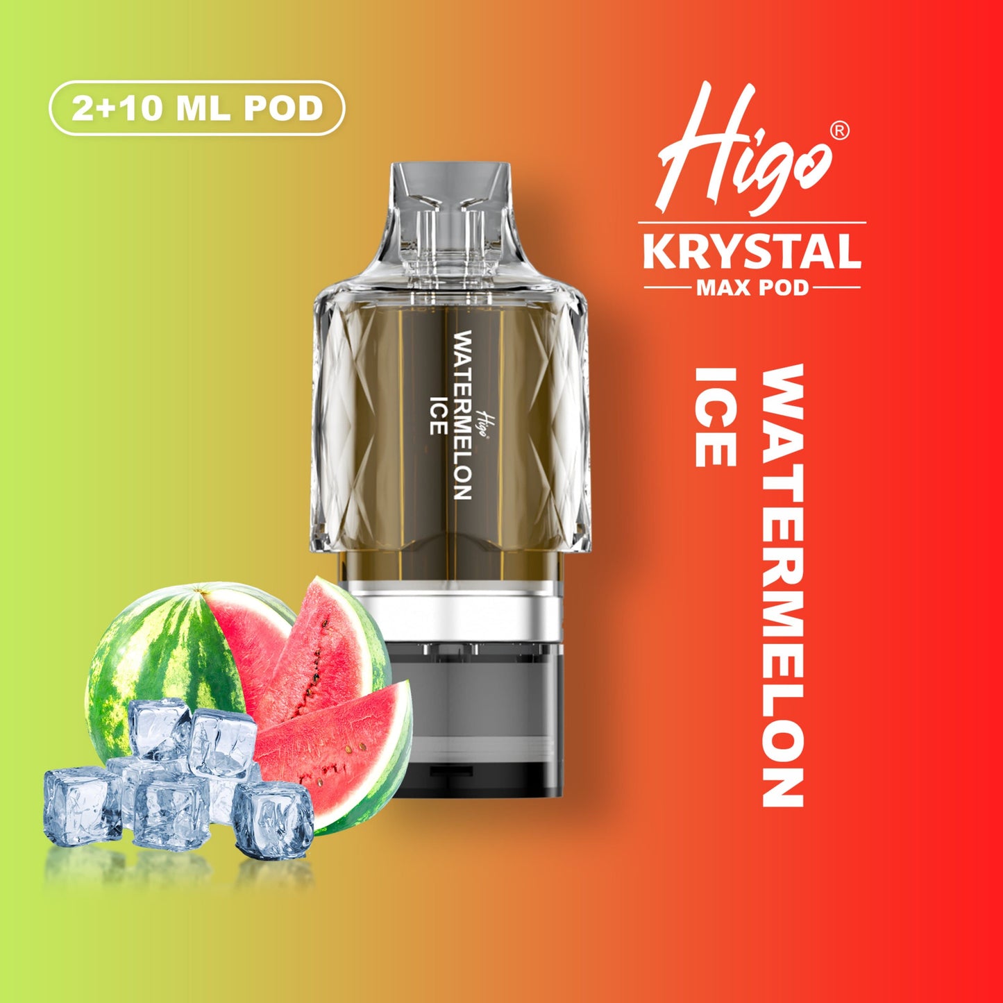 Higo Krystal Max 7500 Prefilled Pod Kit - Watermelon Ice