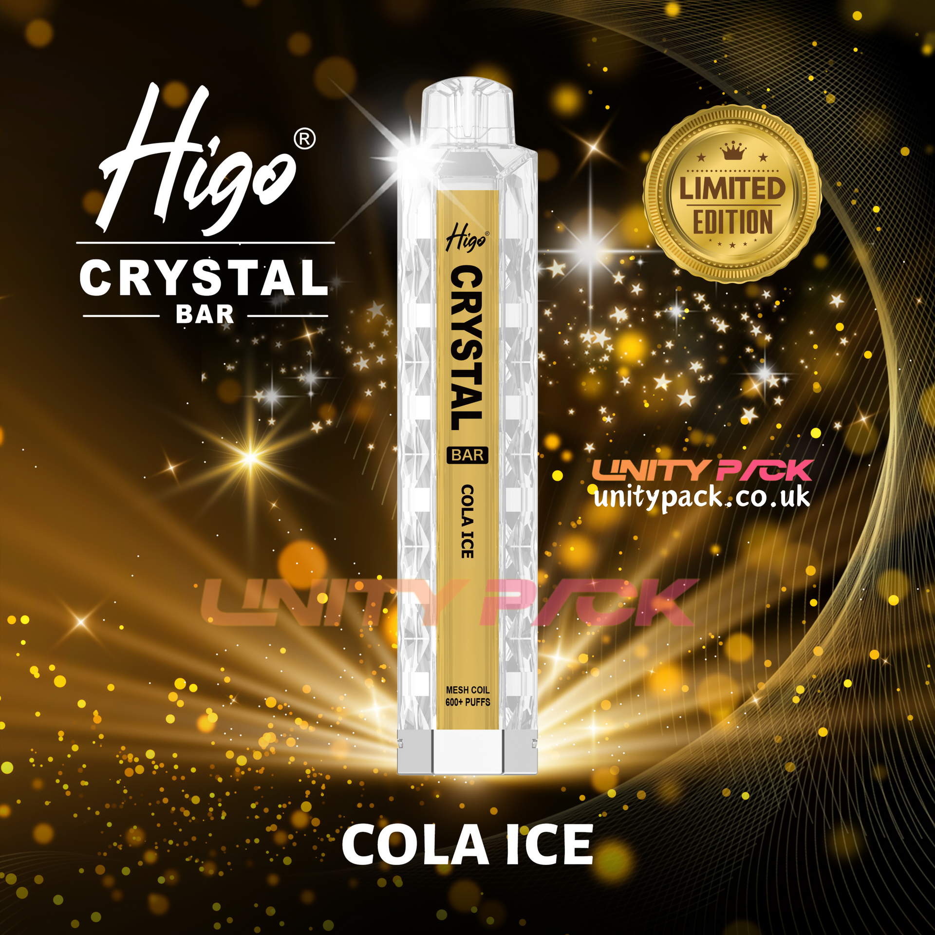 HIGO CRYSTAL 600 - COLA ICE UNITY PACK HIGO CRYSTAL 600 - COLA ICE UNITY PACK