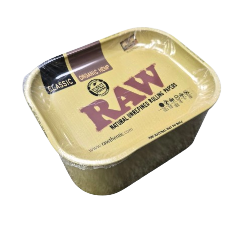 RAW Metal Cache Box / Munchies Box Natural & Black