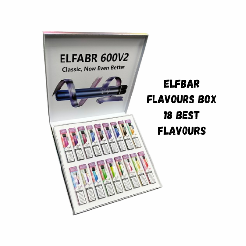 Elfbar 600 Puffs V2 18 Bars Flavour Box