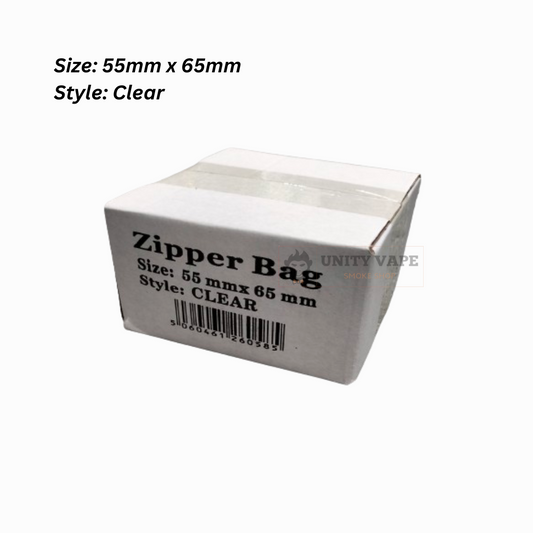 ZIPPER BAGS 55 X 65 - 1000s Pack