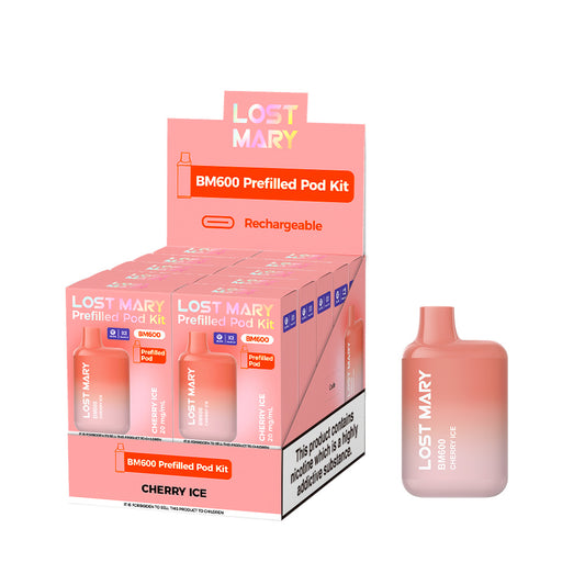 Lostmary BM600 vape kit - Cherry Ice