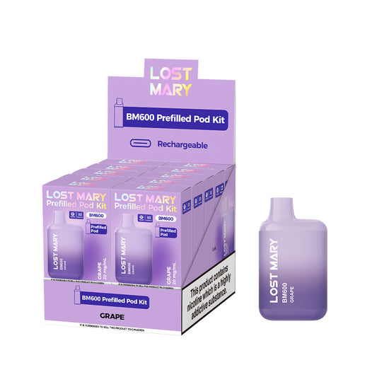 Lostmary BM600 vape kit - Grape