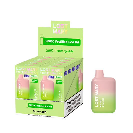 Lostmary BM600 vape kit - Guava Ice