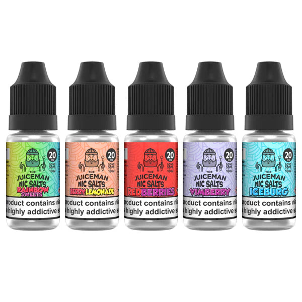 The Juiceman 10ml Nic Salt (50VG/50PG) 10s PACK