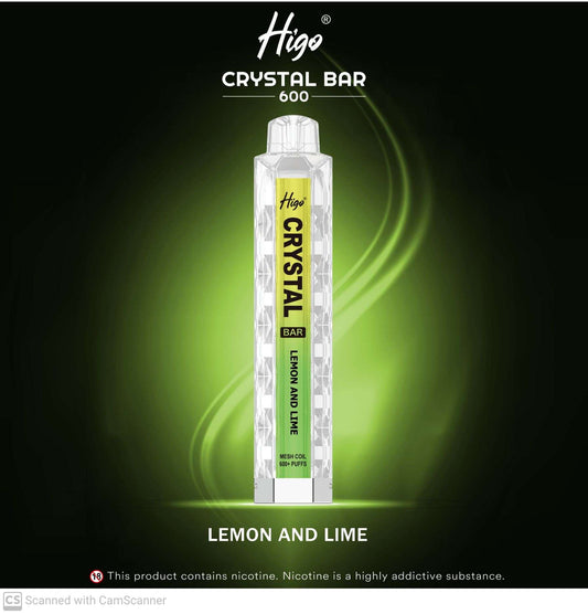 HIGO CRYSTAL 600 - LEMON & LIME