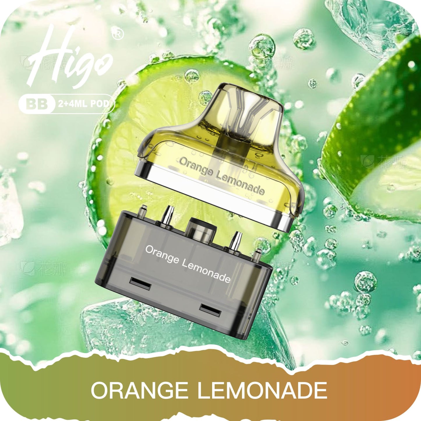 Higo BB 4000 Puffs Pod Kit - Orange Lemonade