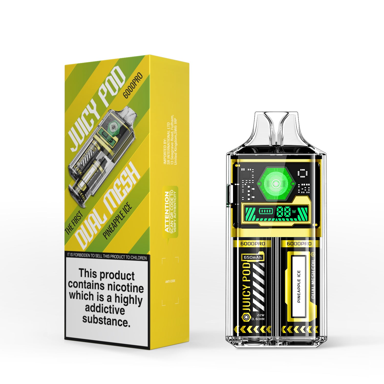 Unityplug Vape Juicy Pod Pro 6000 Puffs Disposable Vape Device – UNITY PACK